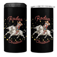 Funny Nutcracker Bull Riding Rodeo Christmas 4 in 1 Can Cooler Tumbler Western Holiday Gift - Wonder Print Shop