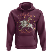 Funny Nutcracker Bull Riding Rodeo Christmas Hoodie Western Holiday Gift - Wonder Print Shop