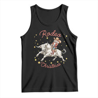 Funny Nutcracker Bull Riding Rodeo Christmas Tank Top Western Holiday Gift - Wonder Print Shop