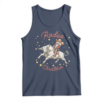 Funny Nutcracker Bull Riding Rodeo Christmas Tank Top Western Holiday Gift - Wonder Print Shop