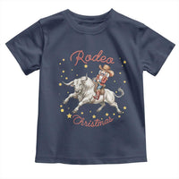 Funny Nutcracker Bull Riding Rodeo Christmas Toddler T Shirt Western Holiday Gift - Wonder Print Shop