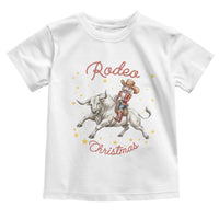 Funny Nutcracker Bull Riding Rodeo Christmas Toddler T Shirt Western Holiday Gift - Wonder Print Shop