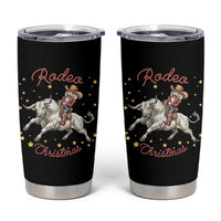 Funny Nutcracker Bull Riding Rodeo Christmas Tumbler Cup Western Holiday Gift - Wonder Print Shop