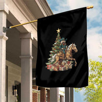 Funny Nutcracker Riding Horse Garden Flag Western Life Christmas Gift - Wonder Print Shop