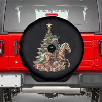 Funny Nutcracker Riding Horse Spare Tire Cover Western Life Christmas Gift - Wonder Print Shop