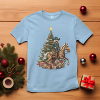 Funny Nutcracker Riding Horse T Shirt Western Life Christmas Gift - Wonder Print Shop