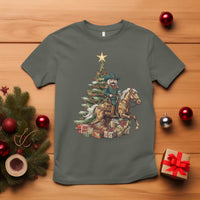 Funny Nutcracker Riding Horse T Shirt Western Life Christmas Gift - Wonder Print Shop