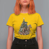 Funny Nutcracker Riding Horse T Shirt For Women Western Life Christmas Gift - Wonder Print Shop