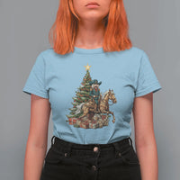 Funny Nutcracker Riding Horse T Shirt For Women Western Life Christmas Gift - Wonder Print Shop