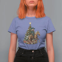 Funny Nutcracker Riding Horse T Shirt For Women Western Life Christmas Gift - Wonder Print Shop