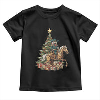 Funny Nutcracker Riding Horse Toddler T Shirt Western Life Christmas Gift - Wonder Print Shop