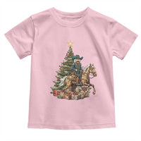 Funny Nutcracker Riding Horse Toddler T Shirt Western Life Christmas Gift - Wonder Print Shop