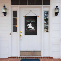 Yee Haw It Is Christmas Garden Flag Funny Ugly Xmas Rodeo Gift For Cowgirl - Wonder Print Shop