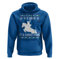 Yee Haw It Is Christmas Hoodie Funny Ugly Xmas Rodeo Gift For Cowgirl - Wonder Print Shop