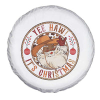 Yee Haw It Is Christmas Spare Tire Cover Funny Black Santa Cowboy - Wonder Print Shop