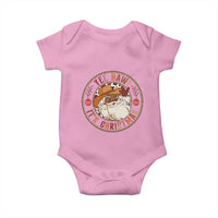 Yee Haw It Is Christmas Baby Onesie Funny Black Santa Cowboy - Wonder Print Shop