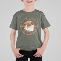 Yee Haw It Is Christmas T Shirt For Kid Funny Black Santa Cowboy - Wonder Print Shop