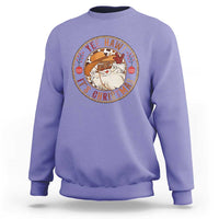 Yee Haw It Is Christmas Sweatshirt Funny Black Santa Cowboy - Wonder Print Shop