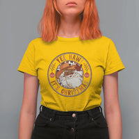 Yee Haw It Is Christmas T Shirt For Women Funny Black Santa Cowboy - Wonder Print Shop