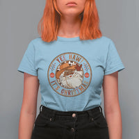 Yee Haw It Is Christmas T Shirt For Women Funny Black Santa Cowboy - Wonder Print Shop