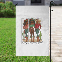 Merry Christmas Y'all Garden Flag Funny Western Holiday Gift For Cowgirl - Wonder Print Shop