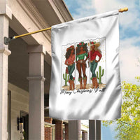 Merry Christmas Y'all Garden Flag Funny Western Holiday Gift For Cowgirl - Wonder Print Shop