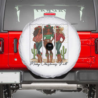 Merry Christmas Y'all Spare Tire Cover Funny Western Holiday Gift For Cowgirl - Wonder Print Shop