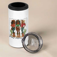 Merry Christmas Y'all 4 in 1 Can Cooler Tumbler Funny Western Holiday Gift For Cowgirl - Wonder Print Shop