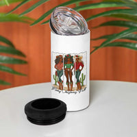 Merry Christmas Y'all 4 in 1 Can Cooler Tumbler Funny Western Holiday Gift For Cowgirl - Wonder Print Shop