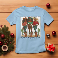 Merry Christmas Y'all T Shirt Funny Western Holiday Gift For Cowgirl - Wonder Print Shop