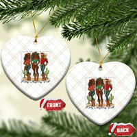 Merry Christmas Y'all Ceramic Ornament Funny Western Holiday Gift For Cowgirl - Wonder Print Shop