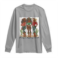 Merry Christmas Y'all Long Sleeve Shirt Funny Western Holiday Gift For Cowgirl - Wonder Print Shop