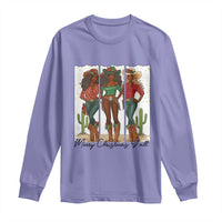 Merry Christmas Y'all Long Sleeve Shirt Funny Western Holiday Gift For Cowgirl - Wonder Print Shop