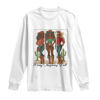 Merry Christmas Y'all Long Sleeve Shirt Funny Western Holiday Gift For Cowgirl - Wonder Print Shop