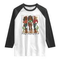 Merry Christmas Y'all Raglan Shirt Funny Western Holiday Gift For Cowgirl - Wonder Print Shop