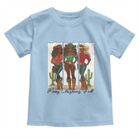 Merry Christmas Y'all Toddler T Shirt Funny Western Holiday Gift For Cowgirl - Wonder Print Shop