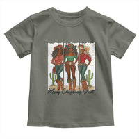 Merry Christmas Y'all Toddler T Shirt Funny Western Holiday Gift For Cowgirl - Wonder Print Shop