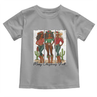 Merry Christmas Y'all Toddler T Shirt Funny Western Holiday Gift For Cowgirl - Wonder Print Shop