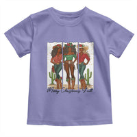Merry Christmas Y'all Toddler T Shirt Funny Western Holiday Gift For Cowgirl - Wonder Print Shop