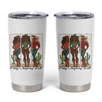 Merry Christmas Y'all Tumbler Cup Funny Western Holiday Gift For Cowgirl - Wonder Print Shop