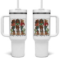 Merry Christmas Y'all Tumbler With Handle Funny Western Holiday Gift For Cowgirl - Wonder Print Shop