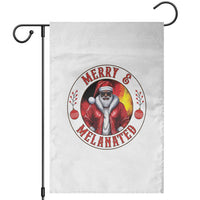 Black Santa Merry And Melanated Garden Flag Christmas Holiday Gift - Wonder Print Shop