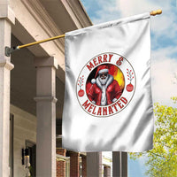 Black Santa Merry And Melanated Garden Flag Christmas Holiday Gift - Wonder Print Shop