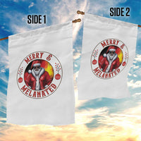 Black Santa Merry And Melanated Garden Flag Christmas Holiday Gift - Wonder Print Shop