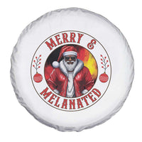 Black Santa Merry And Melanated Spare Tire Cover Christmas Holiday Gift - Wonder Print Shop