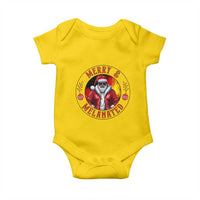 Black Santa Merry And Melanated Baby Onesie Christmas Holiday Gift - Wonder Print Shop