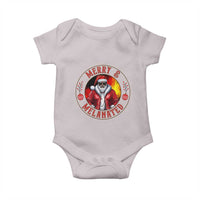 Black Santa Merry And Melanated Baby Onesie Christmas Holiday Gift - Wonder Print Shop