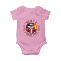 Black Santa Merry And Melanated Baby Onesie Christmas Holiday Gift - Wonder Print Shop