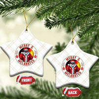 Black Santa Merry And Melanated Ceramic Ornament Christmas Holiday Gift - Wonder Print Shop