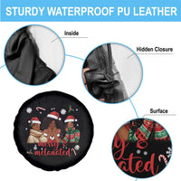 Melanin Christmas Spare Tire Cover Merry And Melanated Holiday Gift For Girl - Wonder Print Shop